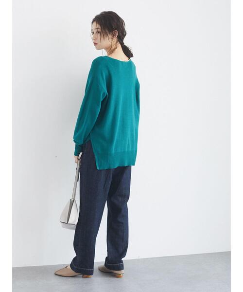 Green　Parks（グリーンパークス）の「ストレートデニム＊（デニムパンツ・レディース・ワンウォッシュ・S/M/L）」の13枚目の写真