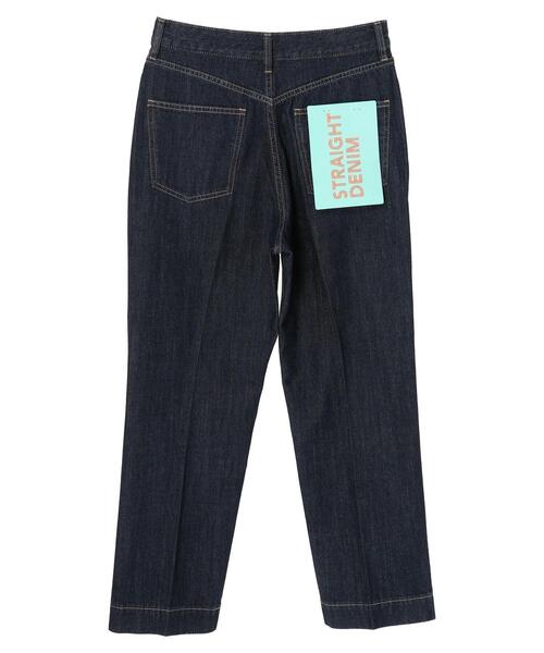 Green　Parks（グリーンパークス）の「ストレートデニム＊（デニムパンツ・レディース・ワンウォッシュ・S/M/L）」の6枚目の写真