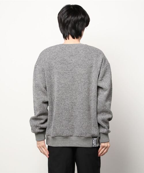 Back Channel（バックチャンネル）の「V NECK WOOL SWEAT（ニット/セーター・メンズ・オリーブドラブ/ミックスグレー/ネイビー・X-LARGE/SMALL/XX-LARGE/LARGE/MEDIUM）」の12枚目の写真