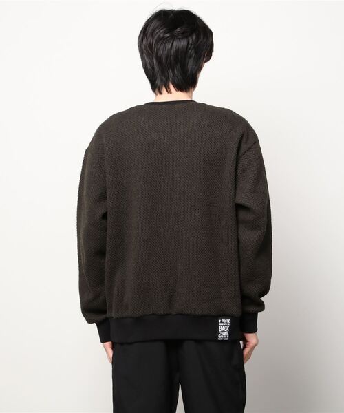 Back Channel（バックチャンネル）の「V NECK WOOL SWEAT（ニット/セーター・メンズ・オリーブドラブ/ミックスグレー/ネイビー・X-LARGE/SMALL/XX-LARGE/LARGE/MEDIUM）」の14枚目の写真