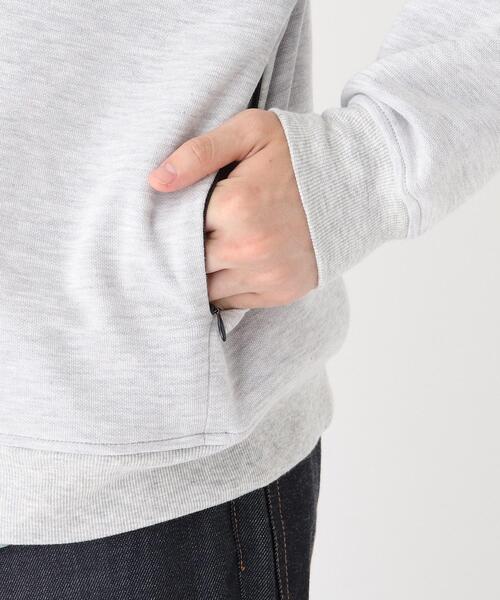 BASECONTROL（ベースコントロール）の「◆ダブルフェイス ワンマイル スタジャン風カットソーブルゾン（ブルゾン・メンズ・ブラック/アイボリー/グレー・02/04/03）」の7枚目の写真