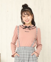PINKHUNT | PINKHUNT ネックフリルロンT 5851K #IG(Tシャツ/カットソー)