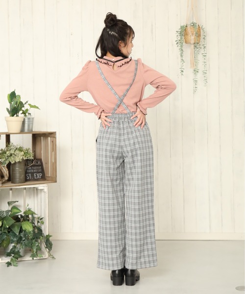 PINKHUNT（ピンクハント）の「PINKHUNT ネックフリルロンT 5851K #IG（Tシャツ/カットソー・キッズ・ピンク/ホワイト・120cm/150cm/140cm/160cm/130cm）」の13枚目の写真