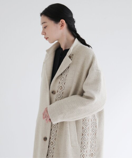 MJUKA.（ミューカ）の「イタリーツイードグリッターエンブロイダリーコート（その他アウター・レディース・チャコールグレー/キナリ・FREE）」の19枚目の写真