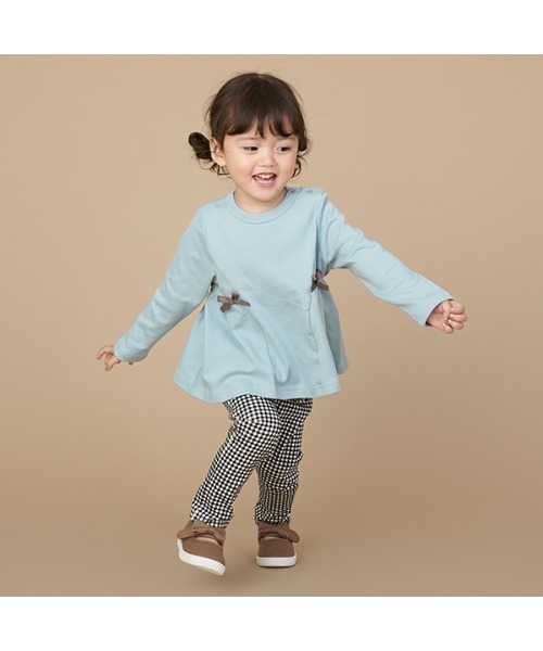 petit main(プティマイン)の「カットフリルスキニーストレッチパンツ(その他パンツ・キッズ・モカ/ブラック/ブルー/ネイビー・110cm/120cm/80cm/100cm/130cm/90cm)」の19枚目の写真