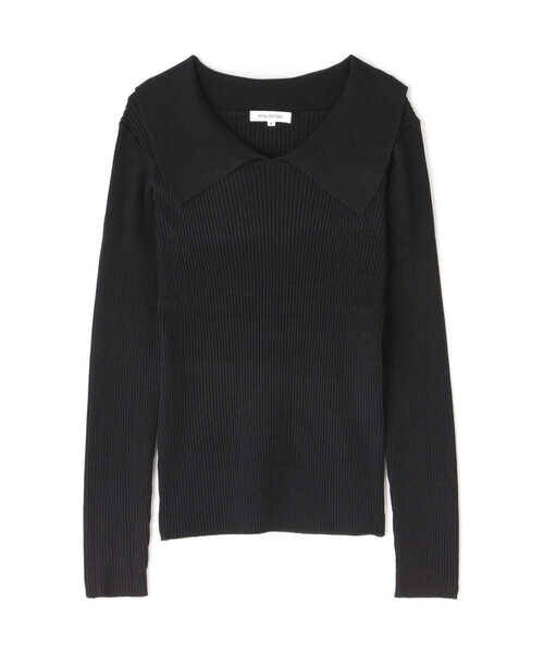 NATURAL BEAUTY BASIC（ナチュラルビューティーベーシック）の「[洗える]襟付きニット/0171270901（ニット/セーター・レディース・ブラック/オフホワイト/ピンク・MEDIUM）」の11枚目の写真