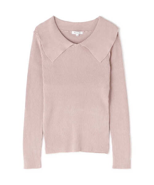 NATURAL BEAUTY BASIC（ナチュラルビューティーベーシック）の「[洗える]襟付きニット/0171270901（ニット/セーター・レディース・ブラック/オフホワイト/ピンク・MEDIUM）」の21枚目の写真