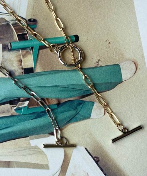 DouDou(ドゥドゥ)の「ロングチェーンスライドネックレス(ネックレス・レディース・シルバー/ゴールド・FREE)」の7枚目の写真