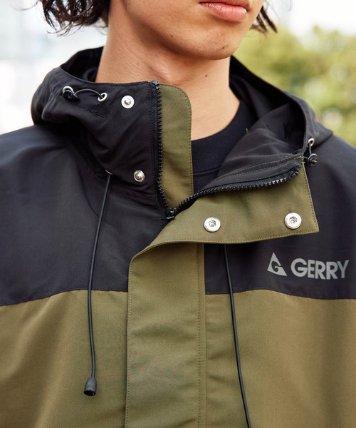 GERRY/ジェリー別注ラバーロゴオーバーサイズマウンテンパーカー