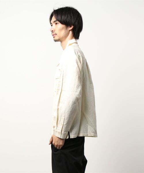 チャイハネ（チャイハネ）の「【チャイハネ】ジプラー刺繍メンズシャツ（シャツ/ブラウス・メンズ・ホワイト/オレンジ/ブルー・FREE）」の22枚目の写真