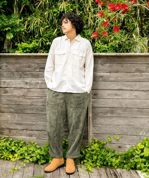 チャイハネ（チャイハネ）の「【チャイハネ】ジプラー刺繍メンズシャツ（シャツ/ブラウス・メンズ・ホワイト/オレンジ/ブルー・FREE）」の12枚目の写真