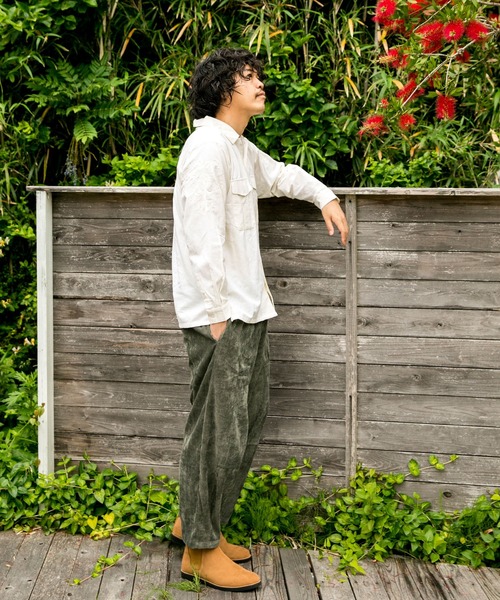 チャイハネ（チャイハネ）の「【チャイハネ】ジプラー刺繍メンズシャツ（シャツ/ブラウス・メンズ・ホワイト/オレンジ/ブルー・FREE）」の6枚目の写真