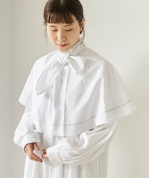 cardo fabrica | ミシン飾りステッチ エプロンandケープ(付け襟)