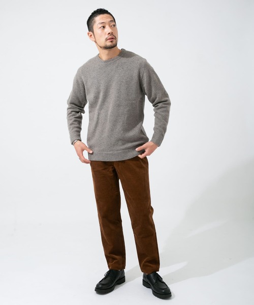 URBAN RESEARCH ROSSO MEN(アーバンリサーチロッソメン)の「ハミルトンラムズウールエルボーパッチニット(ニット/セーター・メンズ・ネイビー/ベージュ系その他/ベージュ/カーキ/ブラック/ブラウン・X-LARGE/MEDIUM/SMALL/LARGE)」の9枚目の写真