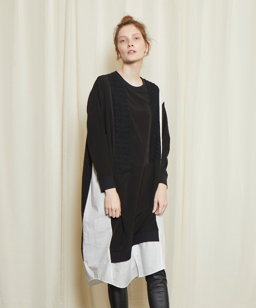 ドレス レイヤーウェーブワンピース Gwd63 0 を購入できます Gomme Gomme ゴム のドレス ウォームレースミックス ウォームレースミックス レイヤーウェーブワンピース ドレス Gomme ゴム のファッション 48 Off