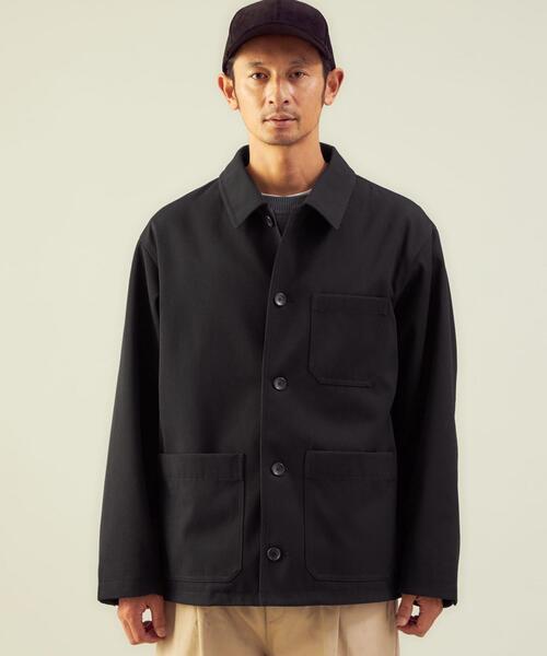 green label relaxing(グリーンレーベルリラクシング)の「<green label relaxing>C/Wカルゼ カバーオール(カバーオール・メンズ・ブラック・S/M/L/XL)」の8枚目の写真
