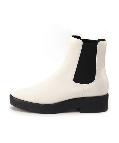 INDIVI（インディヴィ）の「◆サイドゴアブーツ（ブーツ・レディース・ホワイト/ブラック・35/45/25）」の14枚目の写真