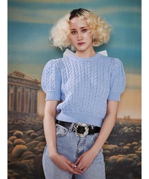 PAMEO POSE | Big Bow Knit Top(ニット/セーター)