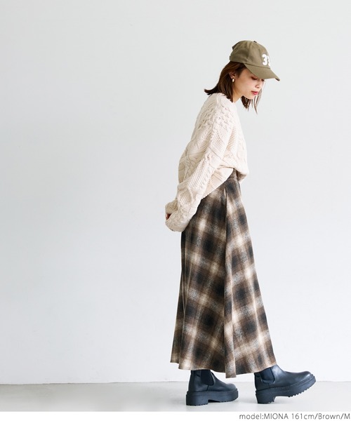 ADORE オンブレーチェック ジャンパースカート ADORE オンブレーチェック ジャンパースカート