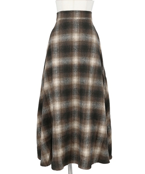 セール】＼新色登場／オンブレーチェックスカート（スカート