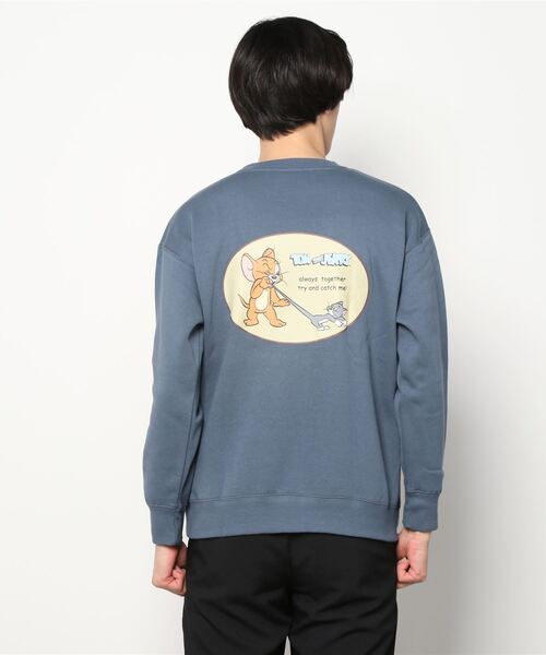 Mac-House(マックハウス)の「Tom and Jerry バックプリント 裏起毛スウェットトレーナー(スウェット・メンズ・ブルー/チャコール・M/L/XL)」の18枚目の写真