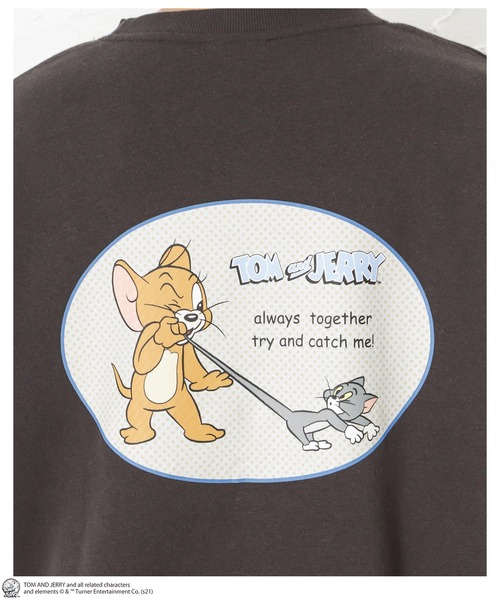 Mac-House(マックハウス)の「Tom and Jerry バックプリント 裏起毛スウェットトレーナー(スウェット・メンズ・ブルー/チャコール・M/L/XL)」の8枚目の写真