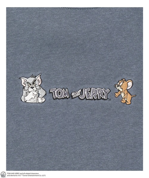 Mac-House(マックハウス)の「Tom and Jerry バックプリント 裏起毛スウェットトレーナー(スウェット・メンズ・ブルー/チャコール・M/L/XL)」の11枚目の写真