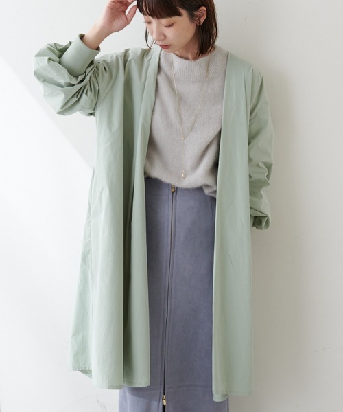 今季【新品】　エアリーバルーンコート　コラージュガリャルダガランテ オープンカラーエアリーコート | COLLAGE GALLARDAGALANTE