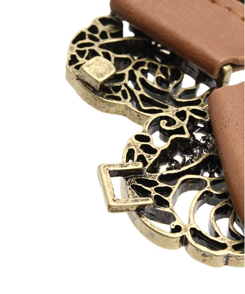 axes femme（アクシーズファム）の「蝶々×バラステンドゴムベルト（ベルト・レディース・レッド/ブラウン/ブラック・MEDIUM）」の5枚目の写真