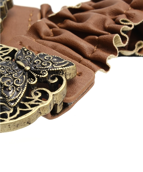 axes femme（アクシーズファム）の「蝶々×バラステンドゴムベルト（ベルト・レディース・レッド/ブラウン/ブラック・MEDIUM）」の6枚目の写真