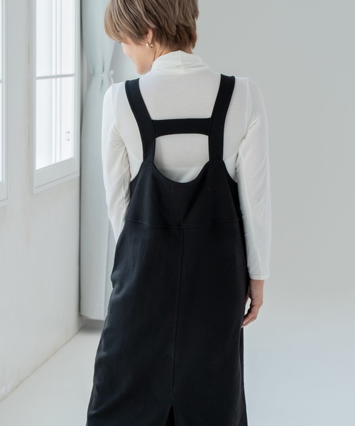 CHOCOA(チョコア)の「マタニティ授乳サロペットスカート(マタニティウェア/グッズ・レディース・ブラック・FREE)」の8枚目の写真