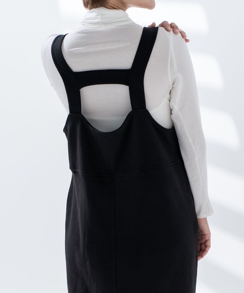 CHOCOA(チョコア)の「マタニティ授乳サロペットスカート(マタニティウェア/グッズ・レディース・ブラック・FREE)」の13枚目の写真