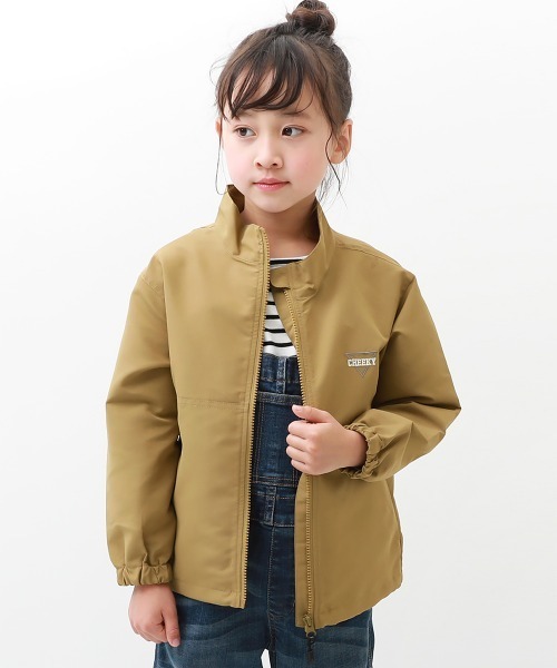 devirock（デビロック）の「撥水 スタンドカラー ウインドブレーカー（ナイロンジャケット・キッズ・カーキ/チャコール/ダークベージュ・110cm/100cm/120cm/130cm/140cm/150cm/160cm）」の16枚目の写真