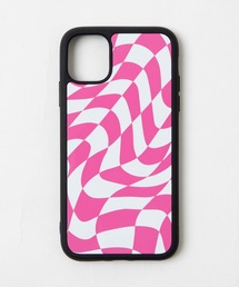 WEGO | WEGO /ウェーブチェッカーiPhoneケース（ピンク）(スマホケース/カバー)