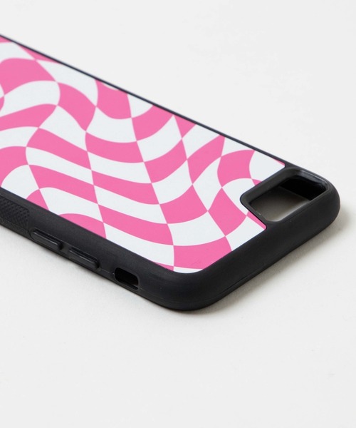 WEGO（ウィゴー）の「WEGO /ウェーブチェッカーiPhoneケース（ピンク）（スマホケース/カバー・レディース・その他2/その他3/その他5/その他1/その他4・FREE）」の6枚目の写真