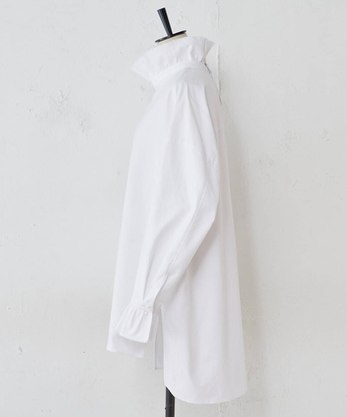 BEARDSLEY（ビアズリー）の「衿フリルシャツ（シャツ/ブラウス・レディース・ホワイト・FREE）」の5枚目の写真