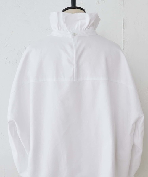 BEARDSLEY（ビアズリー）の「衿フリルシャツ（シャツ/ブラウス・レディース・ホワイト・FREE）」の2枚目の写真