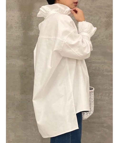 BEARDSLEY（ビアズリー）の「衿フリルシャツ（シャツ/ブラウス・レディース・ホワイト・FREE）」の19枚目の写真