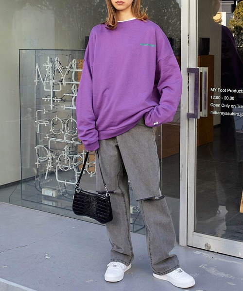 Snap club(スナップクラブ)の「【Snap club】ハイウエストダメージストレートデニムパンツ(デニムパンツ・レディース・ライトインディゴブルー/インディゴブルー/サックスブルー/グレー/ブラック/サックスブルー系・L/M)」の18枚目の写真