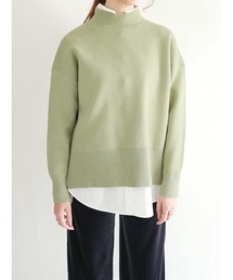 Te chichi | サイドスリットスタンドネックニット(ニット/セーター)