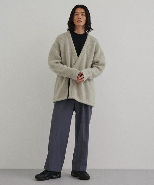 CITY TOKYO（シティトウキョウ）の「モヘアジップアップカーディガン（カーディガン/ボレロ・メンズ・グレー/ダークブルー/グレイッシュベージュ・2/3）」の15枚目の写真