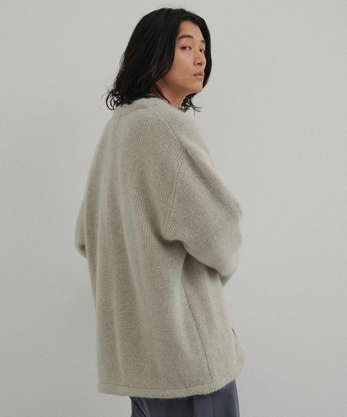 CITY TOKYO（シティトウキョウ）の「モヘアジップアップカーディガン（カーディガン/ボレロ・メンズ・グレー/ダークブルー/グレイッシュベージュ・2/3）」の22枚目の写真