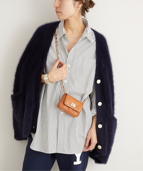 FRAMeWORK（フレームワーク）の「ストライプシャツ◆（シャツ/ブラウス・レディース・ブラック/ブルー系その他/ピンク系その他・FREE）」の2枚目の写真