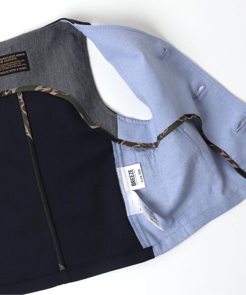 BREEZE(ブリーズ)の「フォーマルベスト(スーツベスト・キッズ・ネイビー/レインボー・90/100/110/120/130)」の13枚目の写真