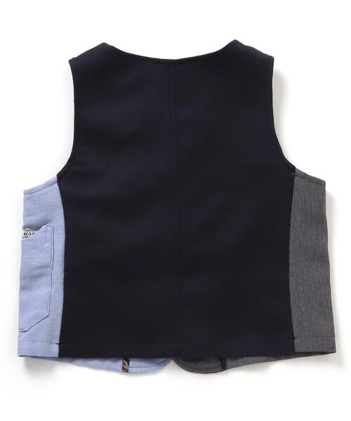 BREEZE(ブリーズ)の「フォーマルベスト(スーツベスト・キッズ・ネイビー/レインボー・90/100/110/120/130)」の18枚目の写真