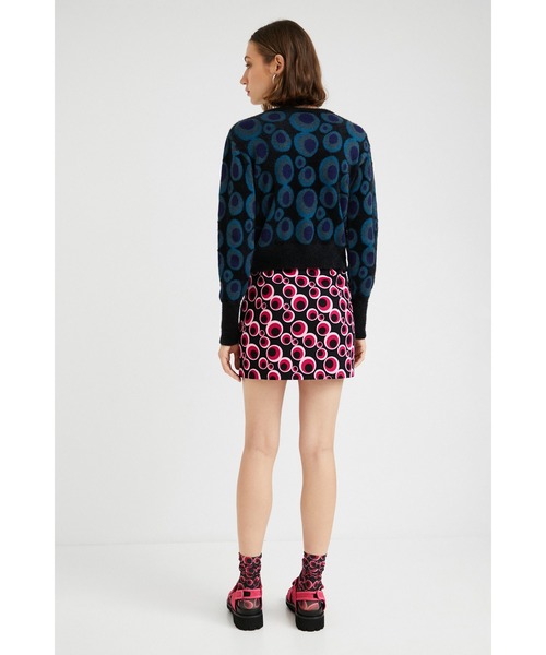Desigual(デシグアル)の「ふわふわジャカード&ニットセーターLOVE CIRCLES(その他トップス・レディース・ブルー・S/M/L/XL/XS)」の5枚目の写真