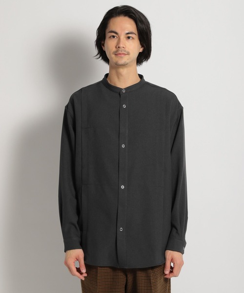 niko and...（ニコアンド）の「ツイルフロントＷポケットシャツ（シャツ/ブラウス・メンズ・オフホワイト/チャコール/ピンク・MEDIUM/LARGE）」の16枚目の写真