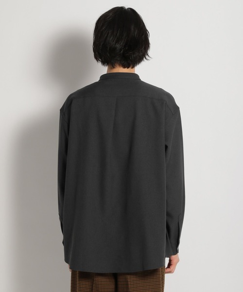 niko and...（ニコアンド）の「ツイルフロントＷポケットシャツ（シャツ/ブラウス・メンズ・オフホワイト/チャコール/ピンク・MEDIUM/LARGE）」の8枚目の写真