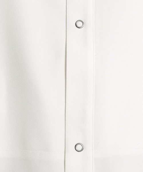 niko and...（ニコアンド）の「ツイルフロントＷポケットシャツ（シャツ/ブラウス・メンズ・オフホワイト/チャコール/ピンク・MEDIUM/LARGE）」の9枚目の写真