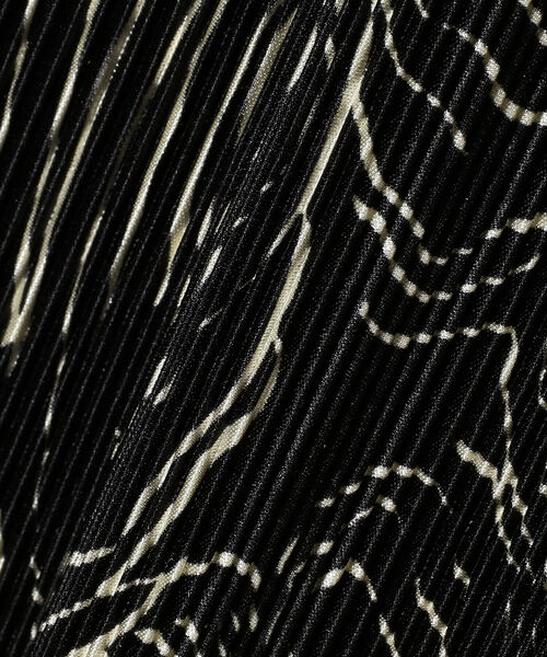 Ray BEAMS（レイビームス）の「Ray BEAMS / プリーツ プリント パンツ（その他パンツ・レディース・ブラック/アイボリー・1/0）」の19枚目の写真